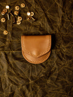 Coin Pouch in Sand Brown