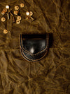 Coin Pouch in Black and Yellow