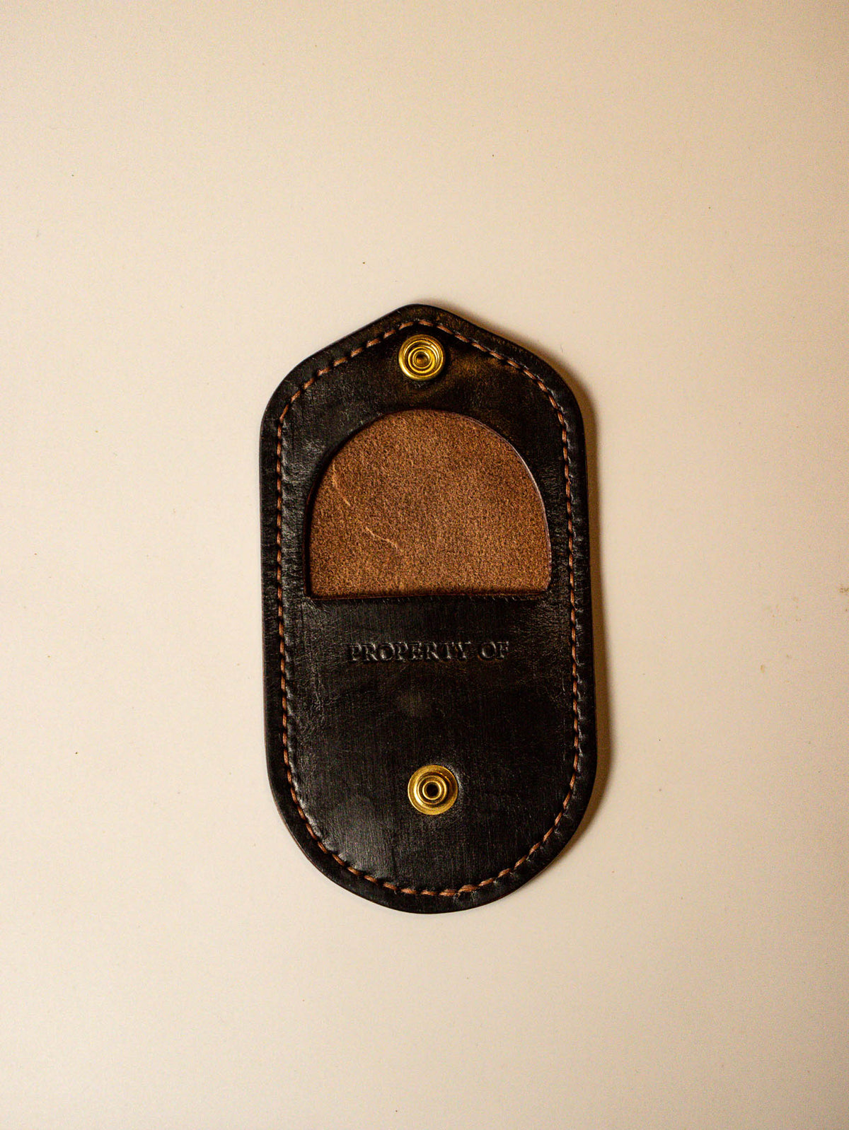 Coin Pouch in Tabacco Brown