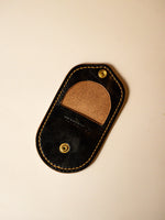 Coin Pouch in Black and Yellow