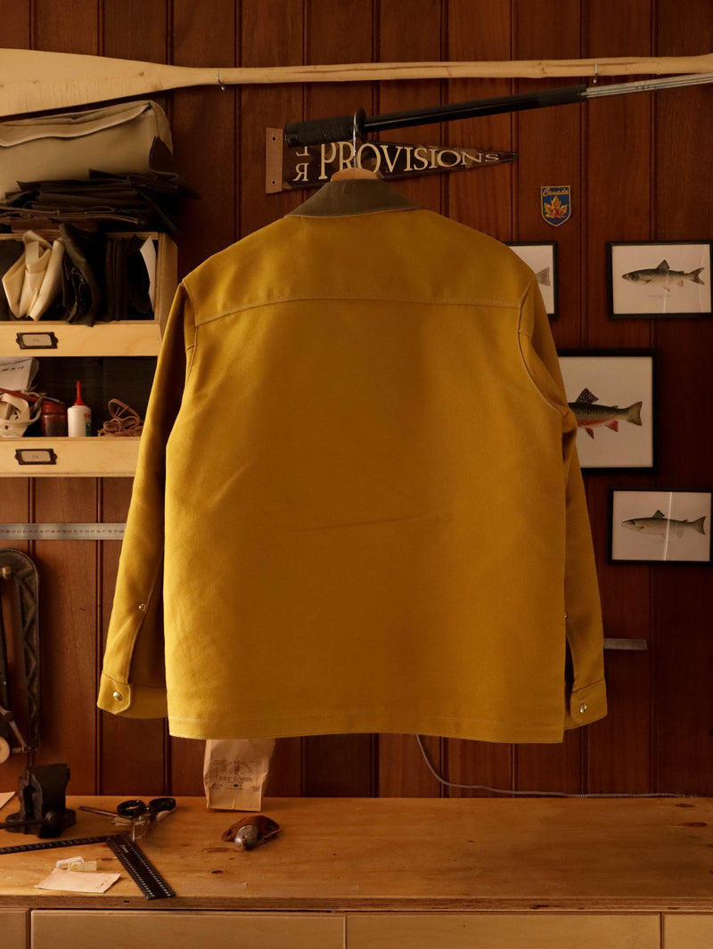rugged twill work jacket in cumin – Lone Rambler Dry Goods